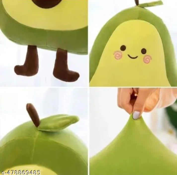Cute avocado Teddy bear plush pillow