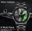 COLLECTION Men's Car Wheel Watch11 with Spinning Car Rim Hub Design|| Analog Stainless Steel || Quartz Movement|| Water Resistant, Scratch Resistant