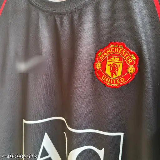 Manchester United away Ronaldo full sleeve jersey 2007 black