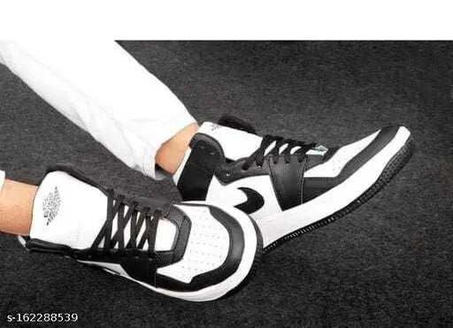 black & white Sneakers for men