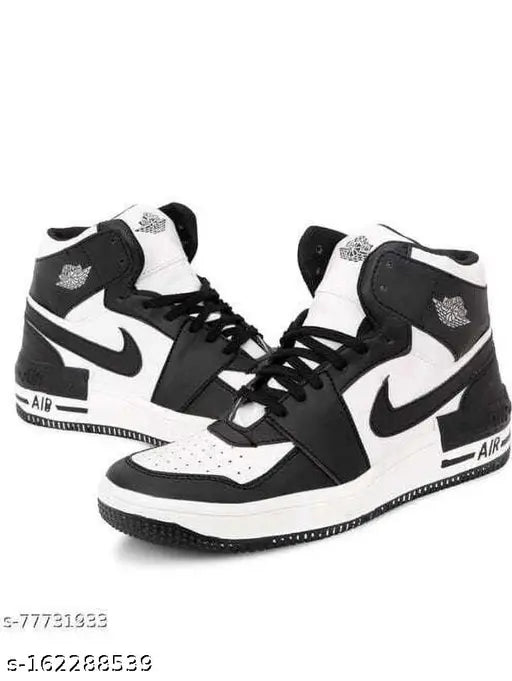 black & white Sneakers for men