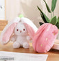 Adorable strawberry rabbit plushie , cute bunny soft Toy