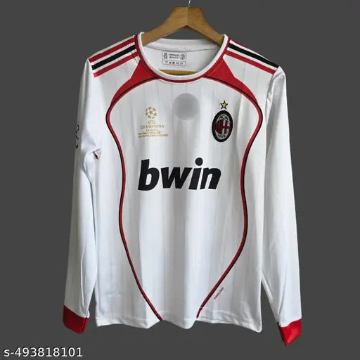 Retro ac milan away Maldini jersey white 2006